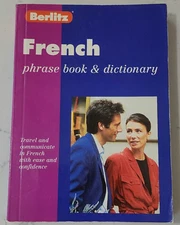 French Phrase Book & Dictionary Berlitz Guide Travel Size Very Good Condition 