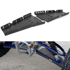 Aluminum Black Front A-Arm Skidplate Guards Fit For Yamaha YFZ450R 2009-2025 