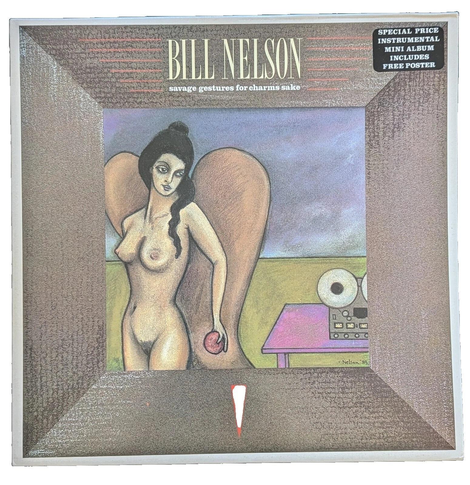 Bill Nelson Very Good Plus (VG +) Sleeve 33 RPM Speed Vinyl Records