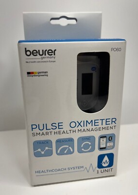 Beurer Germany P060 Pulse Oximeter Smart Health Management, Bluetooth 