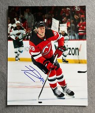 NEW JERSEY DEVILS- FABIAN ZETTERLUND AUTOGRAPH 8x10 PHOTO YOUNG HOCKEY STAR #2