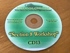 SECTION 8 WORKSHOP BY JEFFREY TAYLOR MR LANDLORD  REAL ESTATE INVESTING AUDIO CD