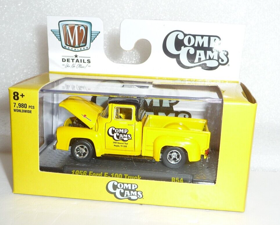 M2 Machines Comp Cams 1956 Ford F-100 Truck 1:64 Diecast