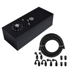 19 Gallon Fuel Tank Aluminum Race Fuel Cell Gas Tank w/ Cap & Level Sender