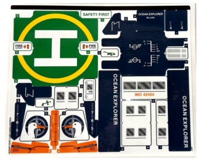 LEGO Technic OCEAN EXPLORER ⭐ STICKER SHEET ONLY ⭐ For Set