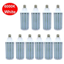 LED Corn Bulb Lamp 400W Eq 55W LED Bulb 168-Chip Corn Light E26 E27 6500lm White