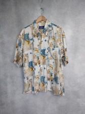 MENS VINTAGE SHIRT. XL, CAMISROS POLYESTER. CASUAL 80/90S SHIRT 44/46 CHEST