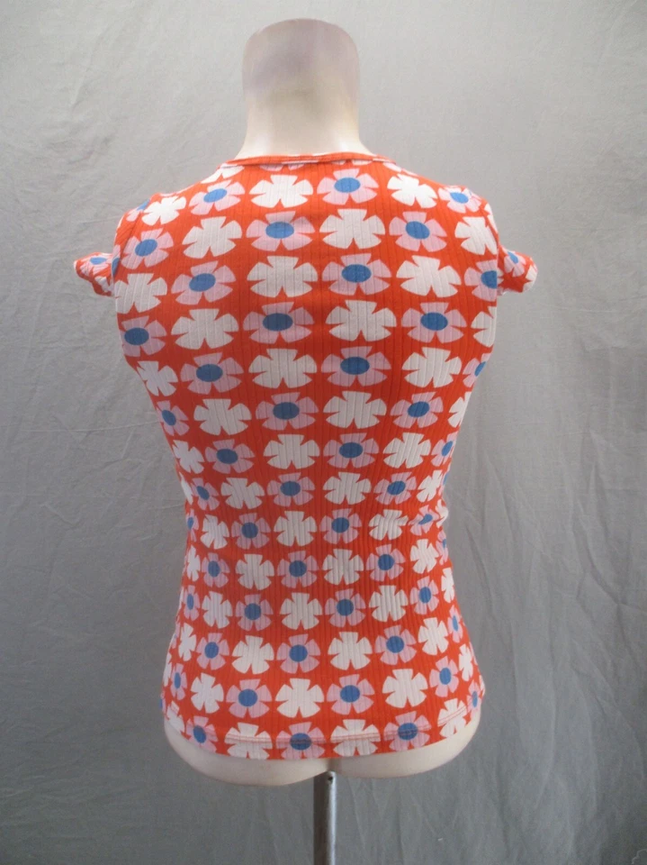 Hanna Andersson Size 4T Girls Multicolor Cotton Crew Neck Short Sleeve Top 064 - Image 4 of 4