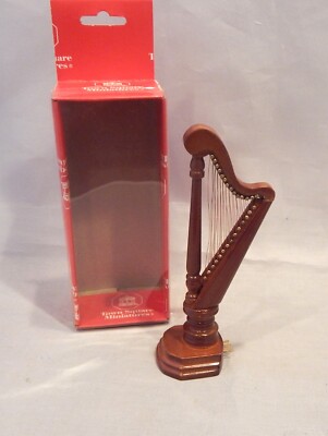 Town Square Miniatures Wooden Harp