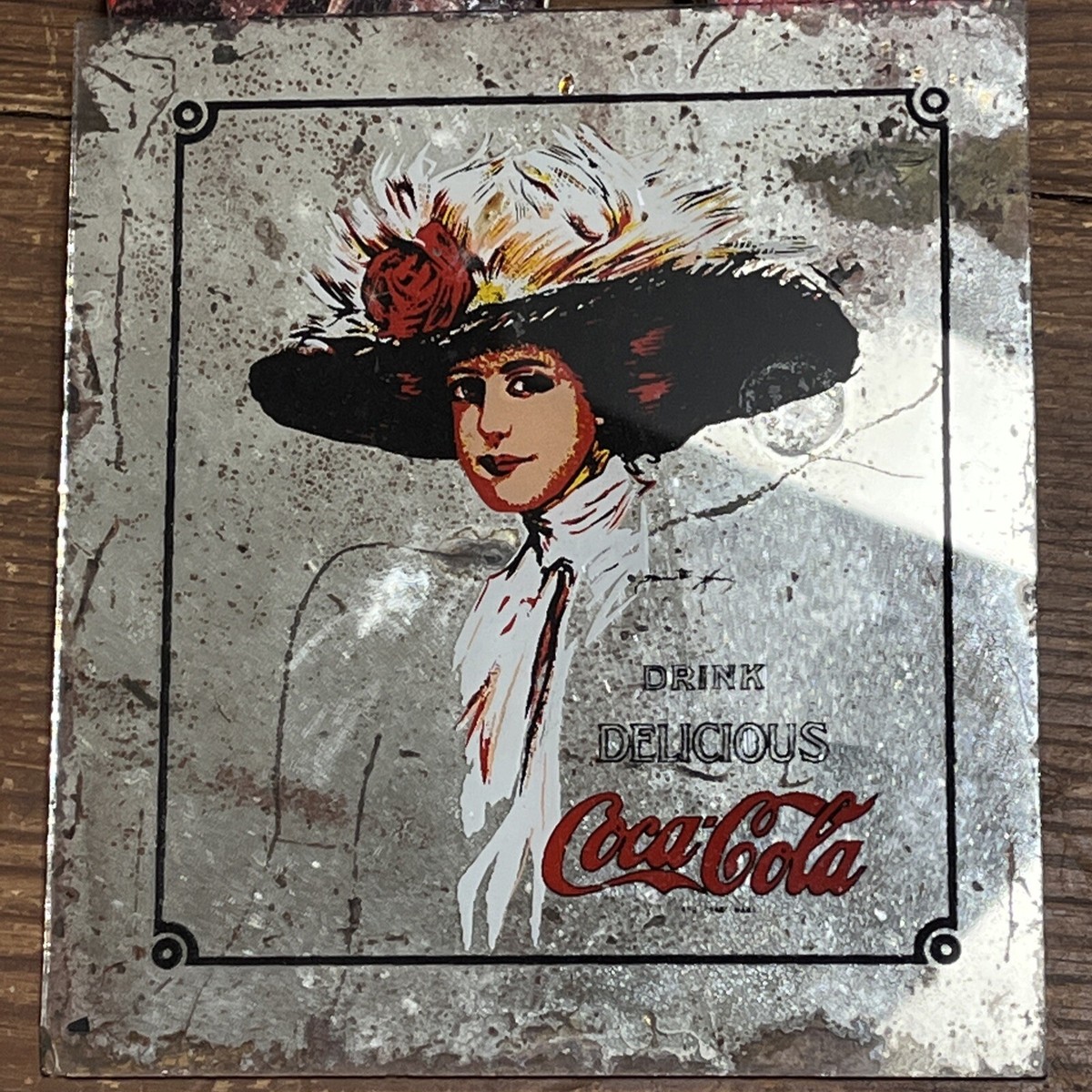 コカコーラ　Coca-cola PUB mirror sign　廃番品 コカコーラ Coca-cola PUB mirror sign 廃番品 VINTAGE COCA