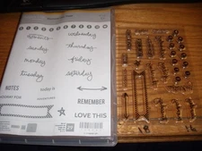 Stampin' Up! MOMENTS LIKE THESE  Cling Rubber Stamp Set