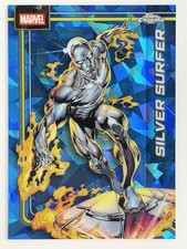2026 Topps Chrome Marvel Comics Sapphire Silver Surfer #157