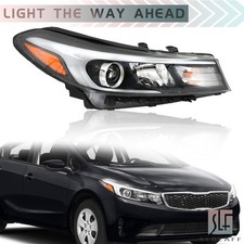 Headlight Assembly Fit For Kia Forte Forte5 2017-2018 Halogen W/o LED Right Side