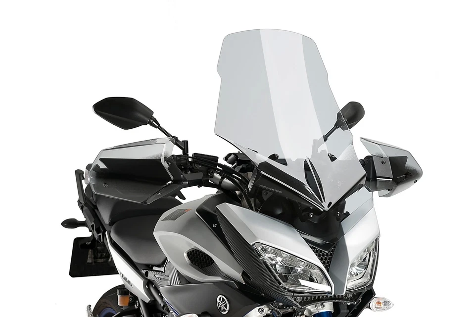 Pare-brise Puig Touring pour Yamaha MT-09 TRACER (Année 2015-2017) - Transparent - Photo 2/4