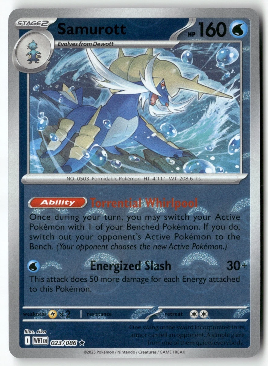 pokemon samurott card Samurott Pokémon TCG Cards for sale