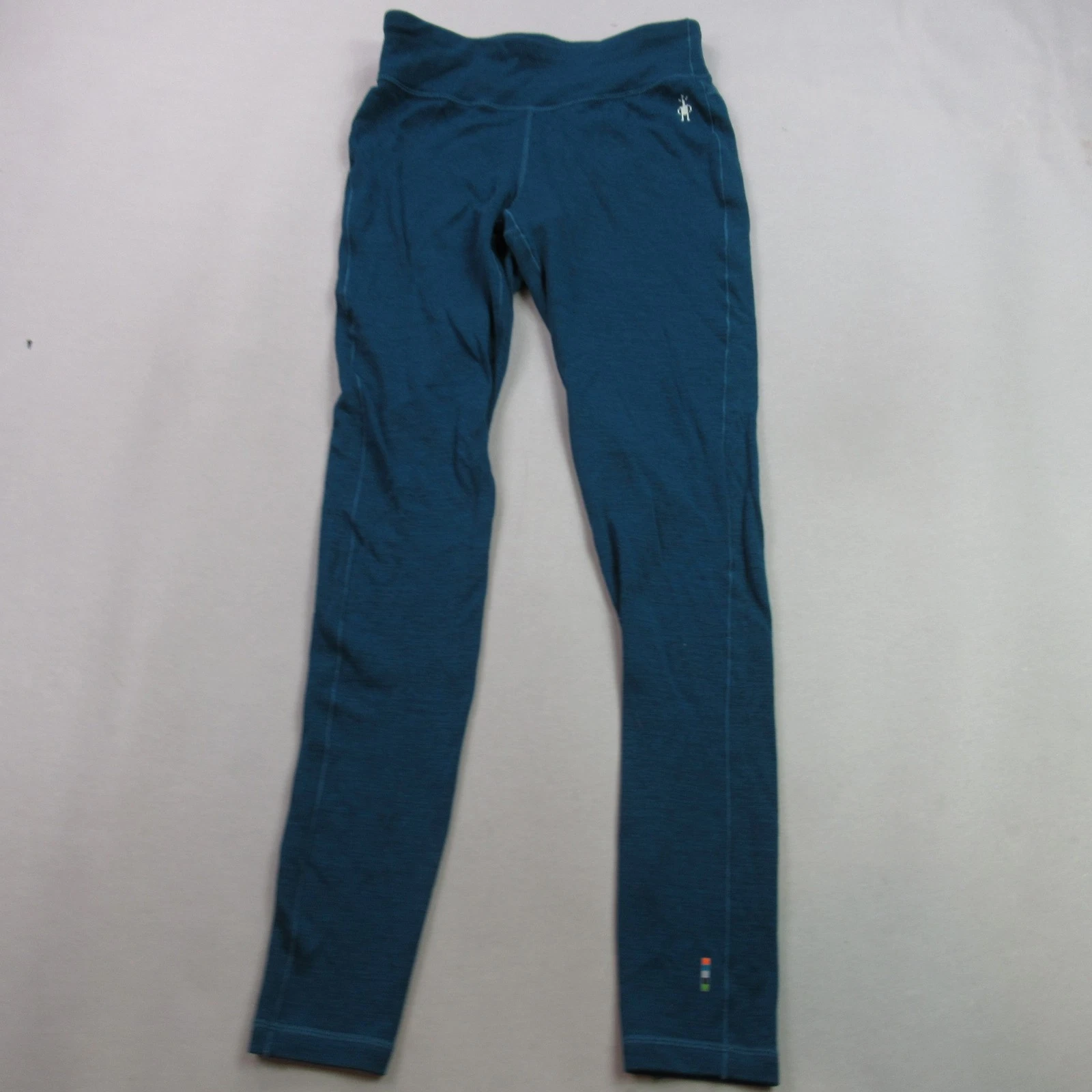 Smartwool Women's Merino 250 Base Layer Leggings Size S Teal 100% Wool Thermal