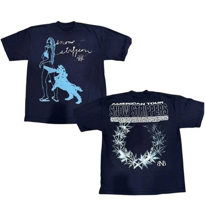 Snow Strippers Coppertone Tour 2026 US Navy Graphic Tee Shirt