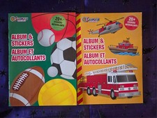Vintage 2002 Sandylion Mini Sticker Collector Albums Set Of 2 EM-Vehicles/Sports