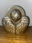 Vintage Paper Mache Style Christmas Angel Candle Holder W/ Gemstones Made Japan — photo 4