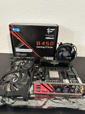 ASRock B450 ITX  WiFi Motherboard, Ryzen 5 5600X, DDR4 16gb RAM, GTX 1660 Bundle