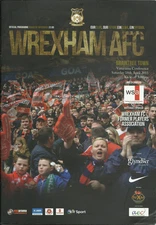WREXHAM V BRAINTREE TOWN VANARAMA CONFERENCE PROGRAMME 14/15 SEASON red dragons