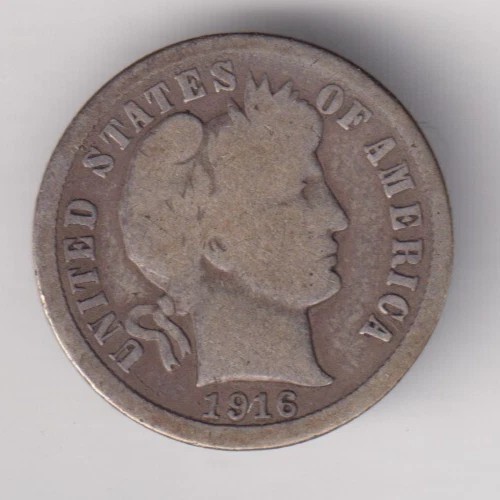 1916 Year Barber US Dimes (1892-1916) for sale | eBay