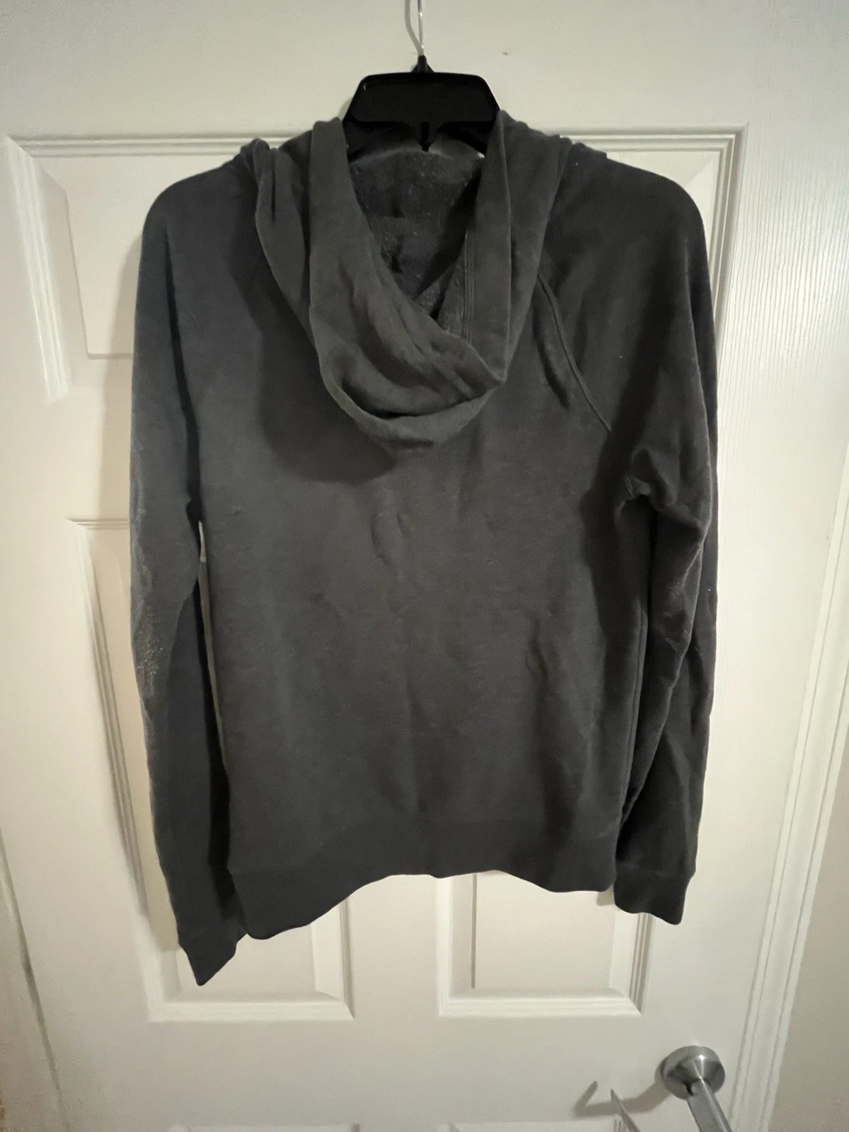 UNDERCOVER FELPA CON CAPPUCCIO DONNA " VICTORIA SECRET PINK" BLING Grigio scuro TAGLIA MEDIA