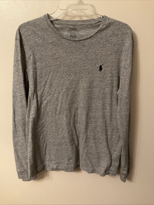 ￼ Polo, Ralph Lauren, Men’s Long Sleeve Shirt Custom Fit Size Medium