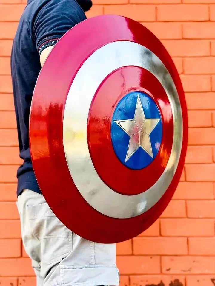 Marvel Legends Capitán América 75 Aniversario Vengadores Escudo Aleación Metal