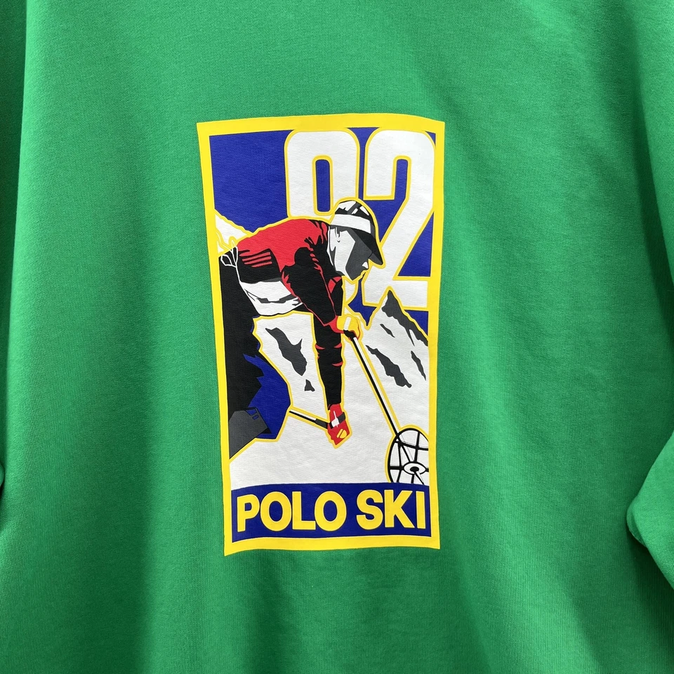 Polo Ralph Lauren толстовка с капюшоном мужской 3XLT зеленый поло лыж 92 графический толстовка пуловер - Изображение 2 из 4