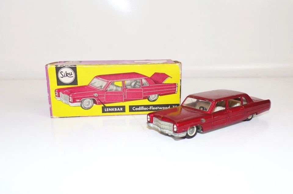 SIKU Cadillac Fleetwood 75 Rot mit Originalkarton V 265