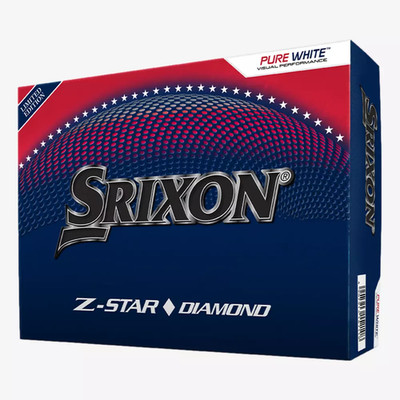 SRIXON Z STAR DIAMOND LIMITED EDITION GOLF BALL USA PURE WHITE DOZEN