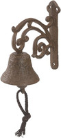 Dehner Glocke Nostalgisch, Ca. 18.5 X 7.5 X 15 Cm, Gusseisen, Edelrostfarben, Br