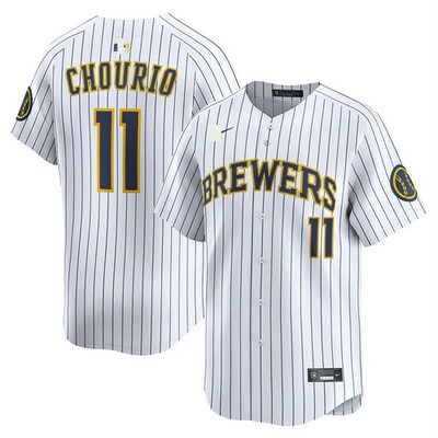 Jackson Chourio Brewers Baseball Jersey, Personalized Name And Number S-5XL