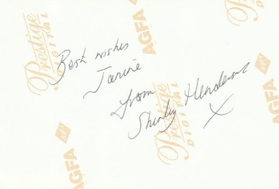 Shirley Henderson signiert - Originalautogramm