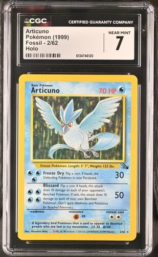 Articuno (Unlimited) graded CGC 7 for sale on eBay