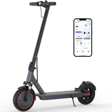 Foldable E-Scooter 25MPH, Dual-Shock Design - Perfect for Birthday & Xmas Joy!