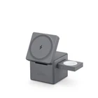 Anker 3-in-1 Cube Charger Stand with MagSafe - Gray