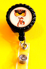 Chips Chester Cheetah Cheetos 1 Id badge holder retractable alligator clip