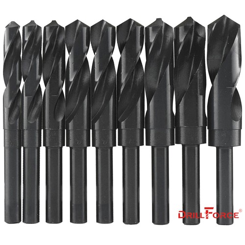Broca de taladro Drillforce 17/32"" 9/16 19/32 5/8 3/4 13/16 7/8 15/16 1"" plata y Deming - Imagen 1 de 9