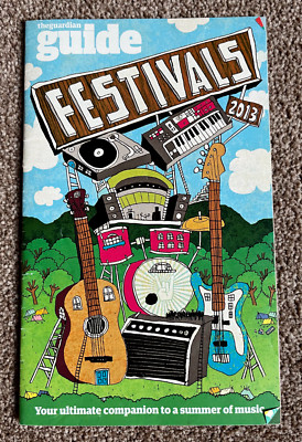 Guardian Festival Guide 2013 Glastonbury/Latitude/Kraftwerk/Trent Reznor etc..