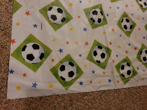 Kinder Fußball Geburtstag Party Deko, Tischwäsche, Aufkleber, Geschenktüten, Bälle - Bild 2 von 8