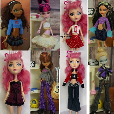 Bratz Doll CLOTHES LOT 8 Set ORIGINAL fits Monster High & Ever After High Dolls
