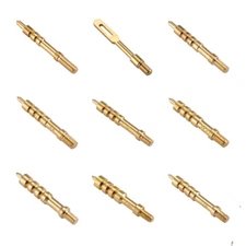 1 Pcs Multi-Caliber Solid Brass Bronze Slotted Tip Gun Jag for Rifle Handgun