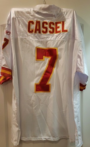 Kansas City Chiefs Matt Cassel Reebok On Field Football Jersey Mens Size 50 NWT - Picture 5 of 10