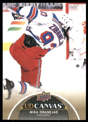 2021-22 Upper Deck Canvas Mika Zibanejad New York Rangers #C56