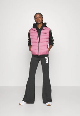 Ellesse Womens Gilet Julios Dark Pink Padded Puffa 16UK RRP £49.99