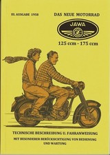 Techn. Beschreibung + Fahranweisung, JAWA 125 - 175 ccm,  A 5,