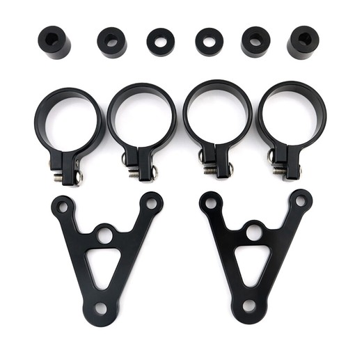 Fit For 50mm Fork Tubes Headlight Mount Bracket Fork Head Lamp Holder
