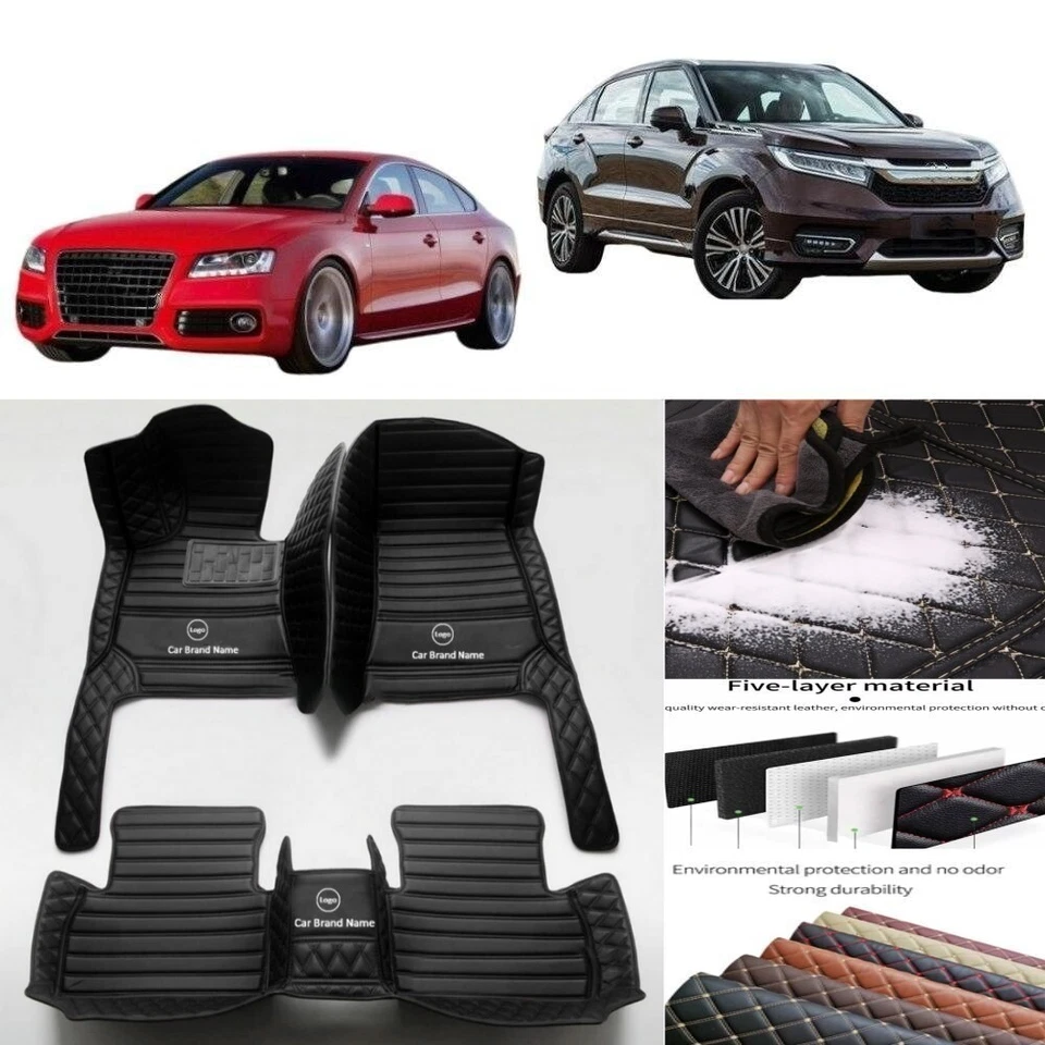 For Mitsubishi Mirage 2014-2024 Custom Floorliner Waterproof Carpets Car Mats - Imagem 2 de 4